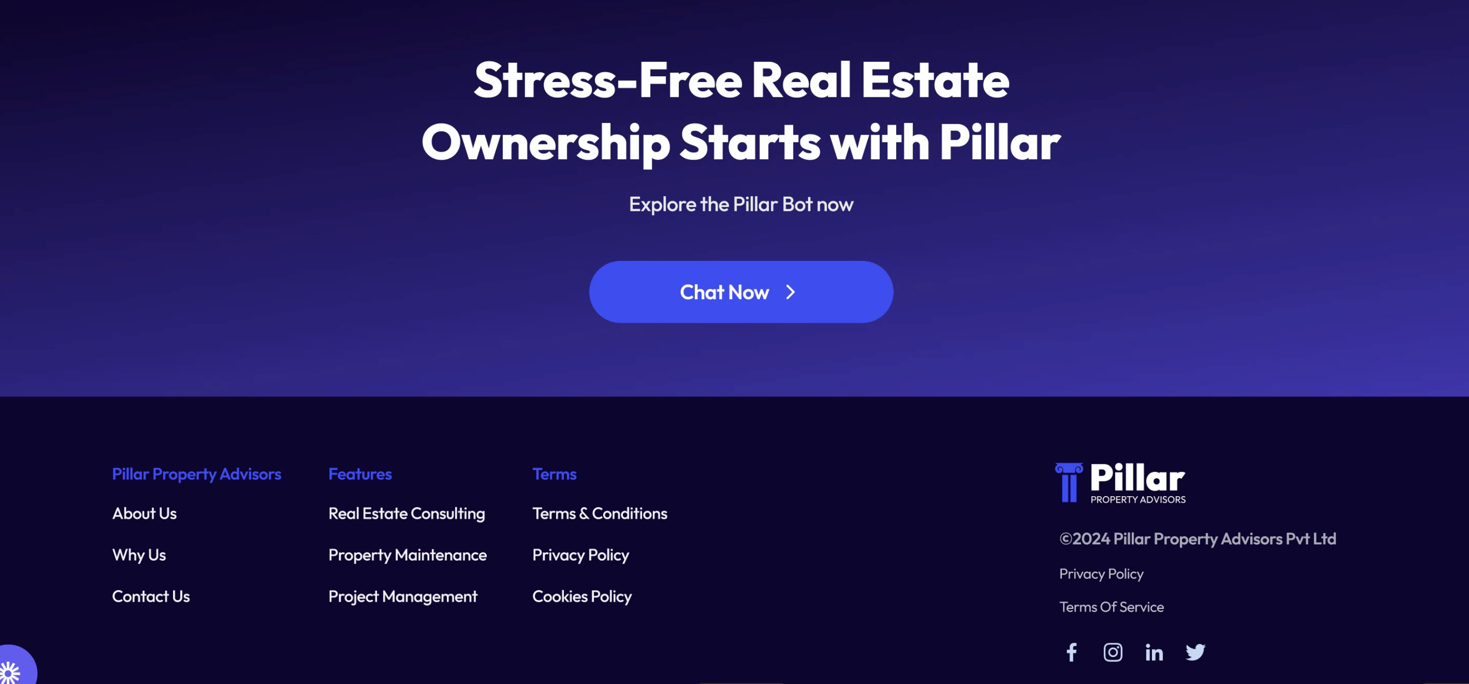 Pillar Property Advisors – AI Real Estate Assistant project view 3