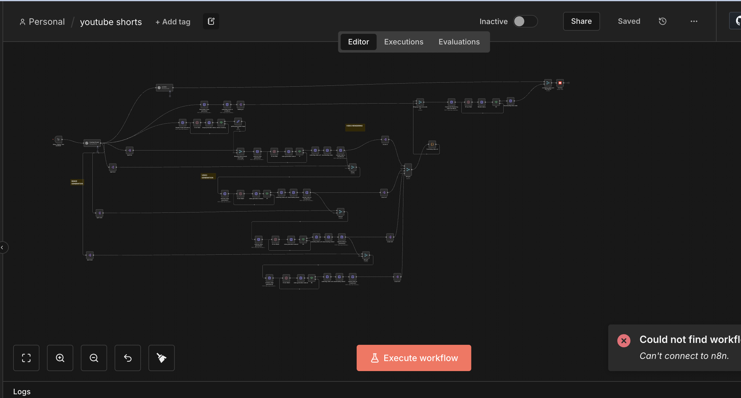 MotivateTube AI – YouTube Content Automation project view 3