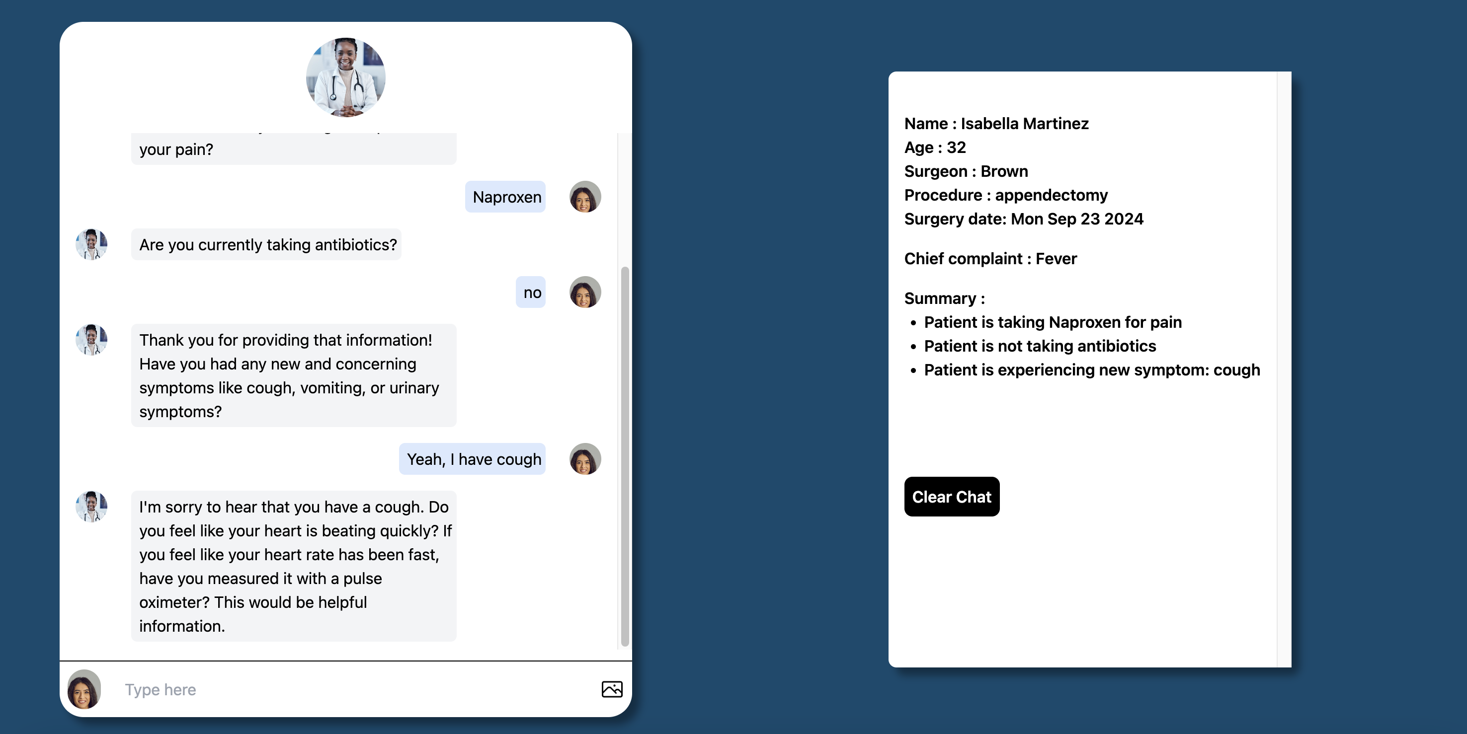 ResurgeMed – Post-Surgery Care Assistant project view 5
