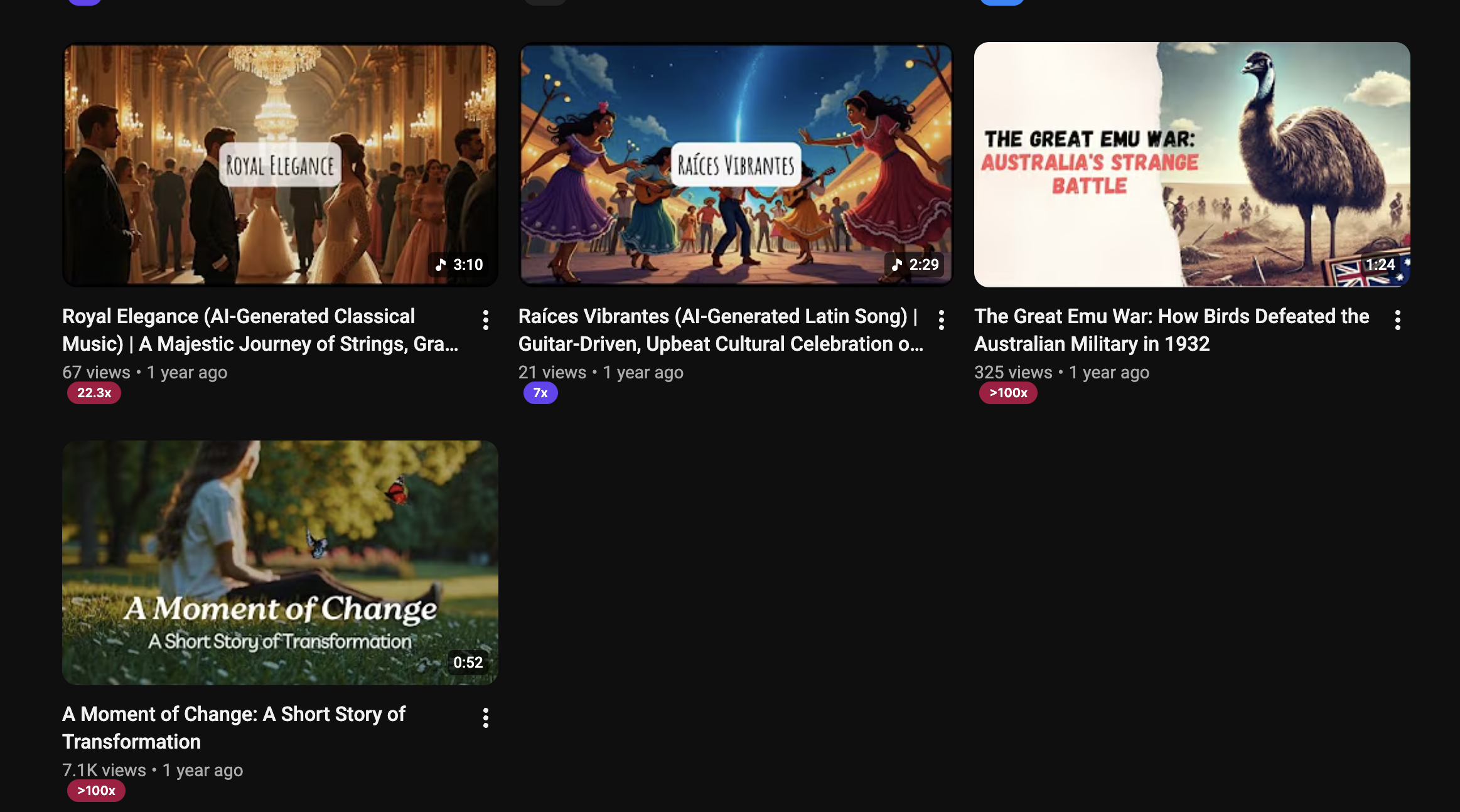 MusicVisual AI – Automated Music Video Channel project view 4