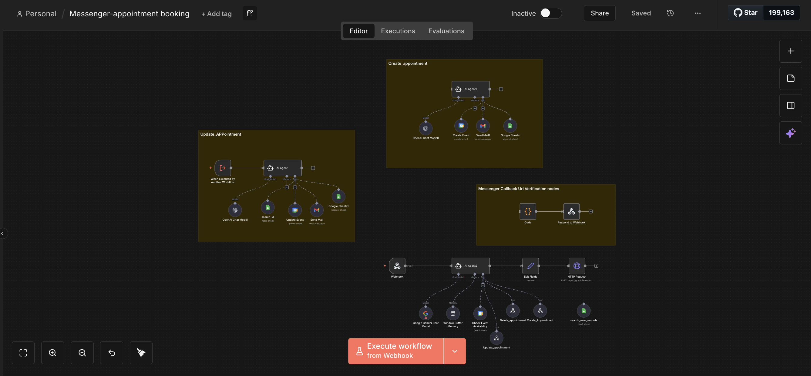OmniBook AI – Multichannel Appointment Automation project view 5