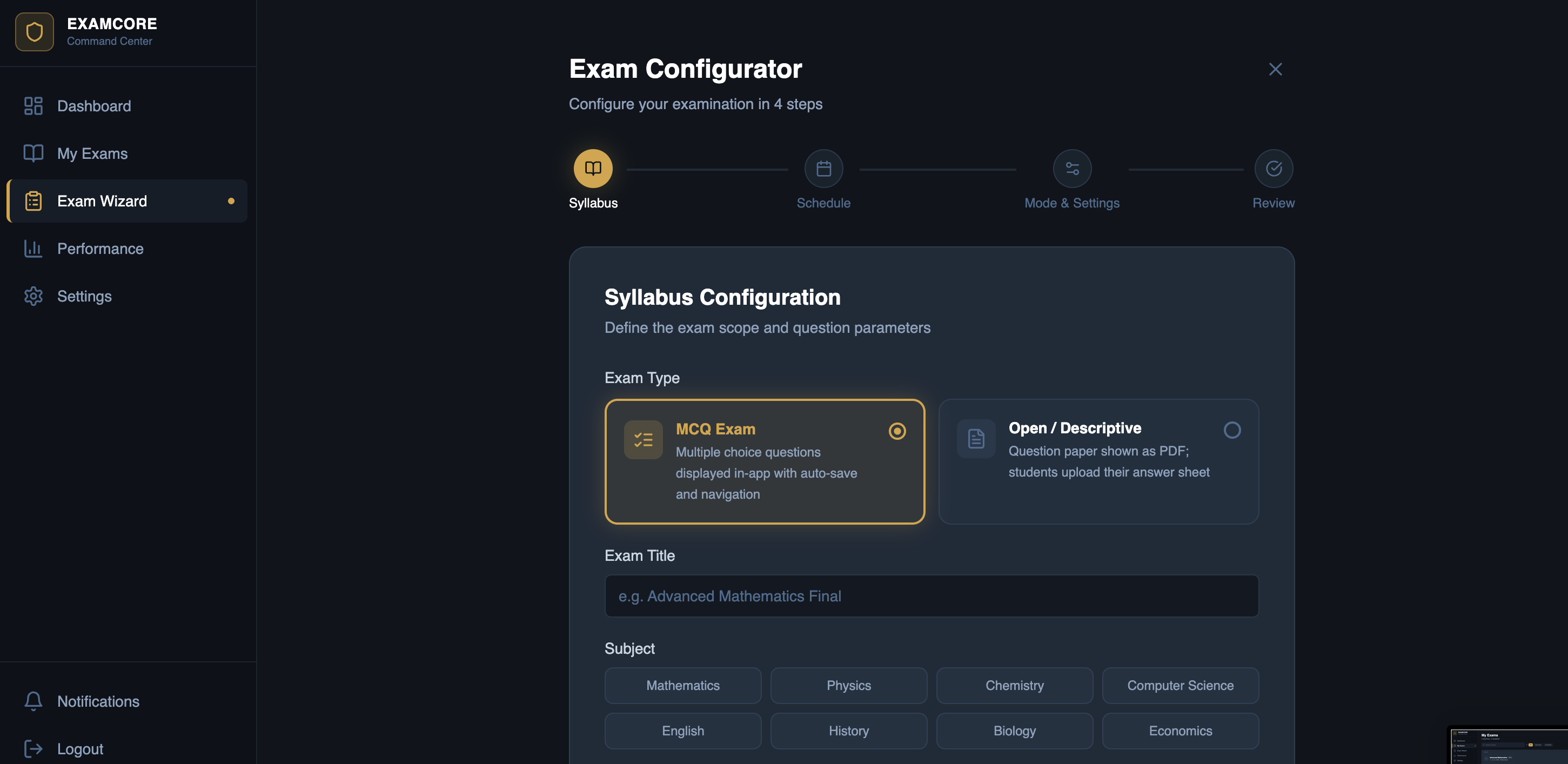 TeacherInd AssessAI – AI Examination & Study Platform project view 4