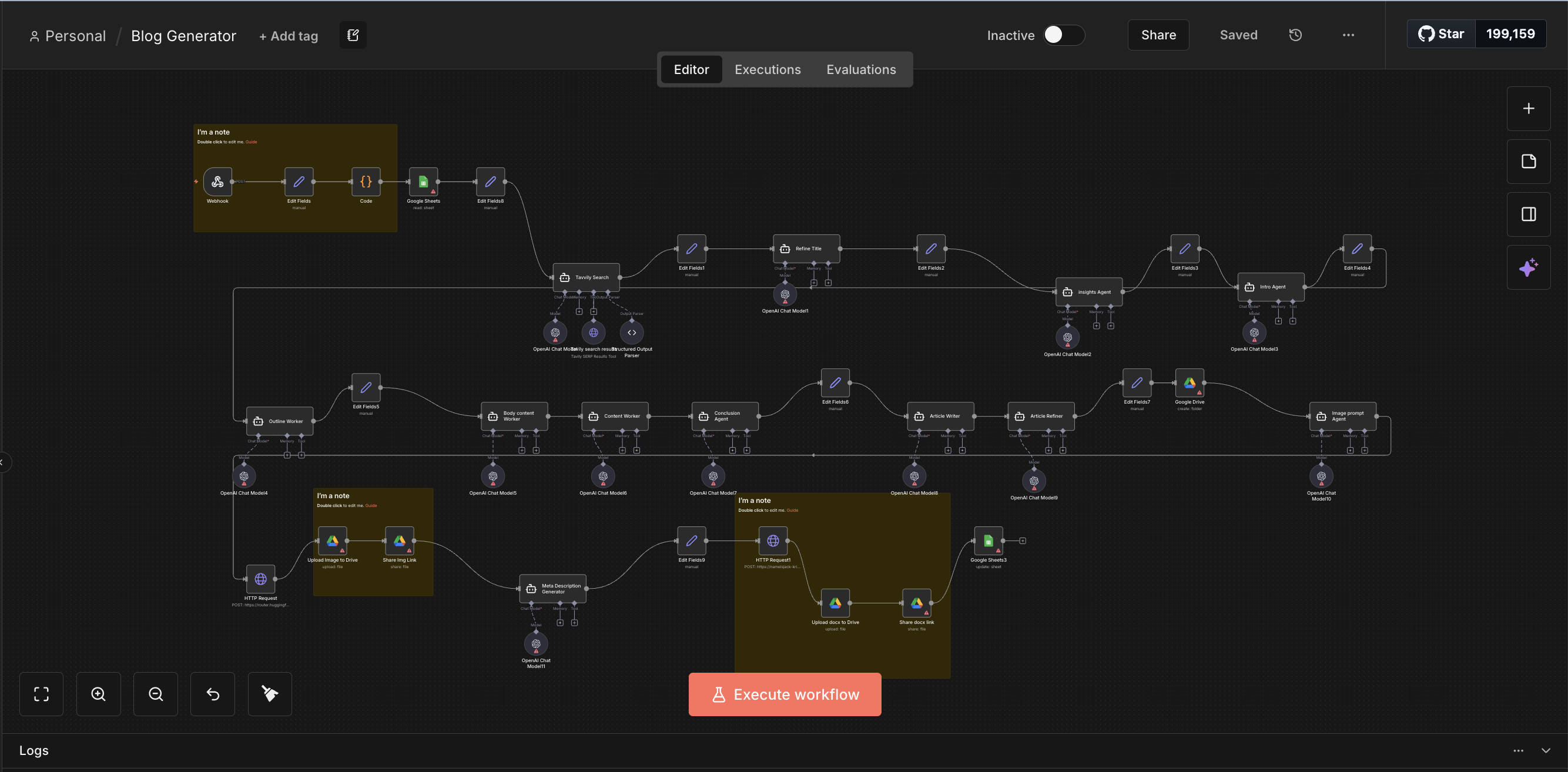 RankFlow AI – SEO Blog Generation & Publishing Automation project view 2