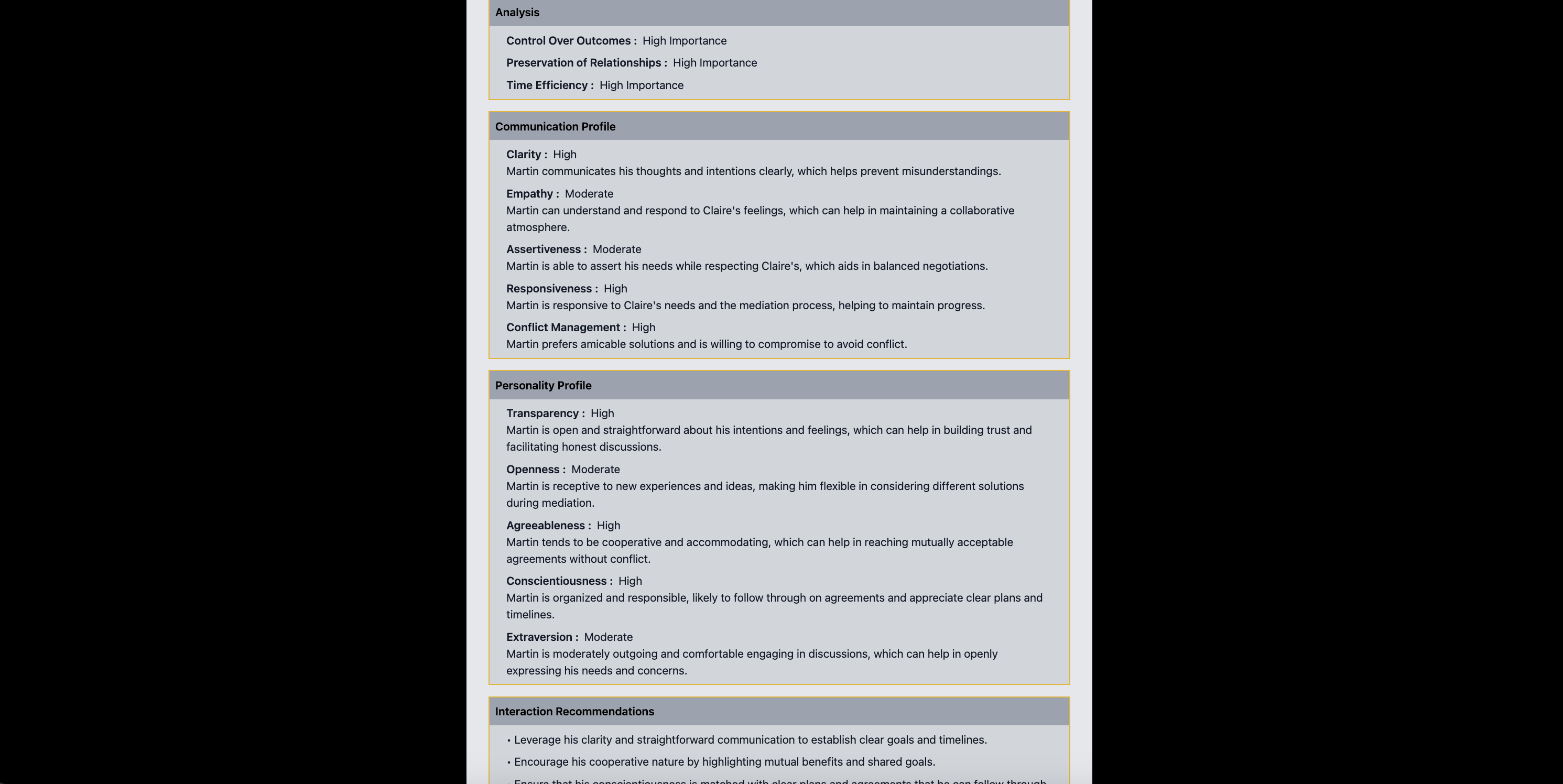 IDRA – Intelligent Dispute Resolution Assistant project view 5
