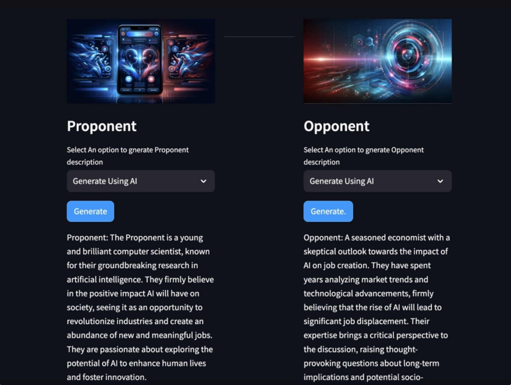 Debate Companion – AI-Powered Debate Simulator project view 3