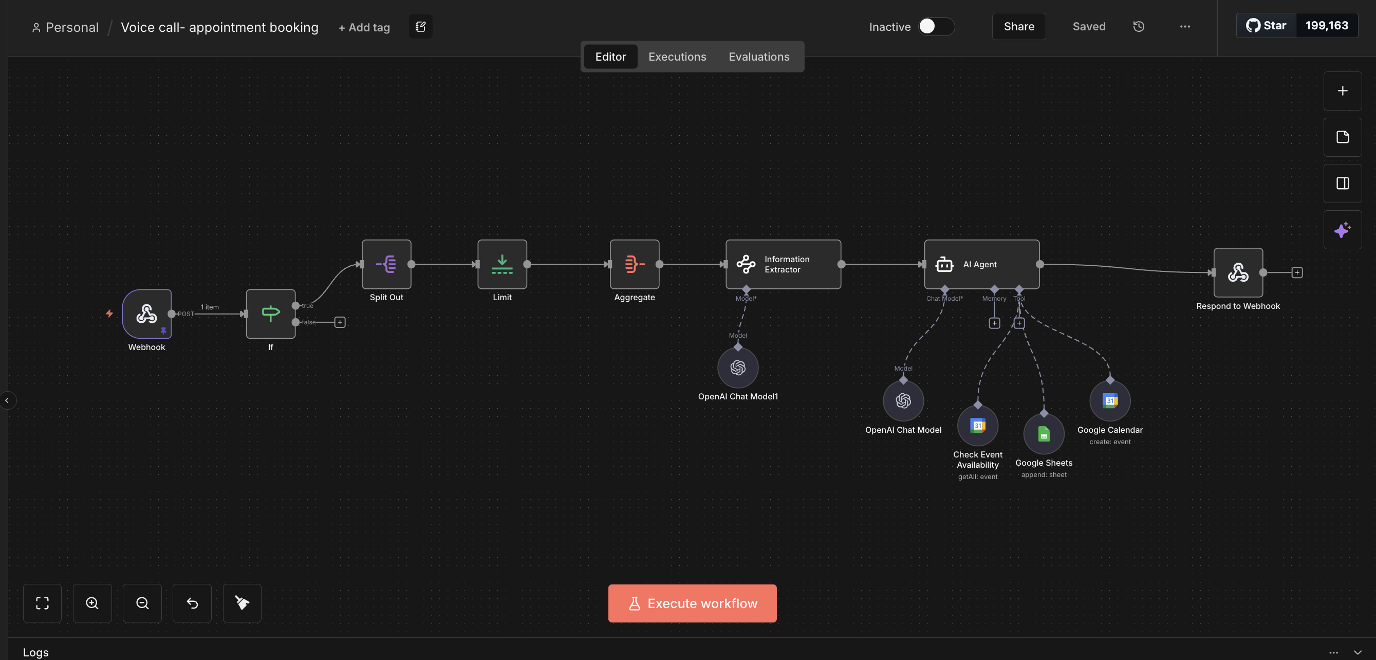 OmniBook AI – Multichannel Appointment Automation project view 4