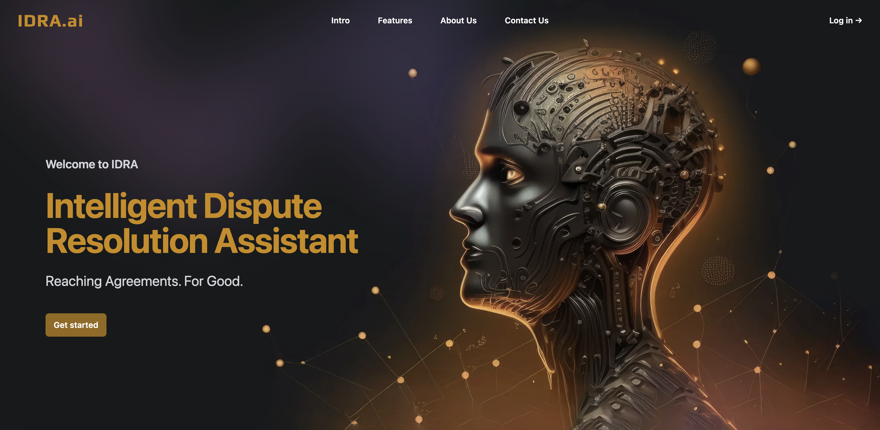 IDRA – Intelligent Dispute Resolution Assistant interface preview