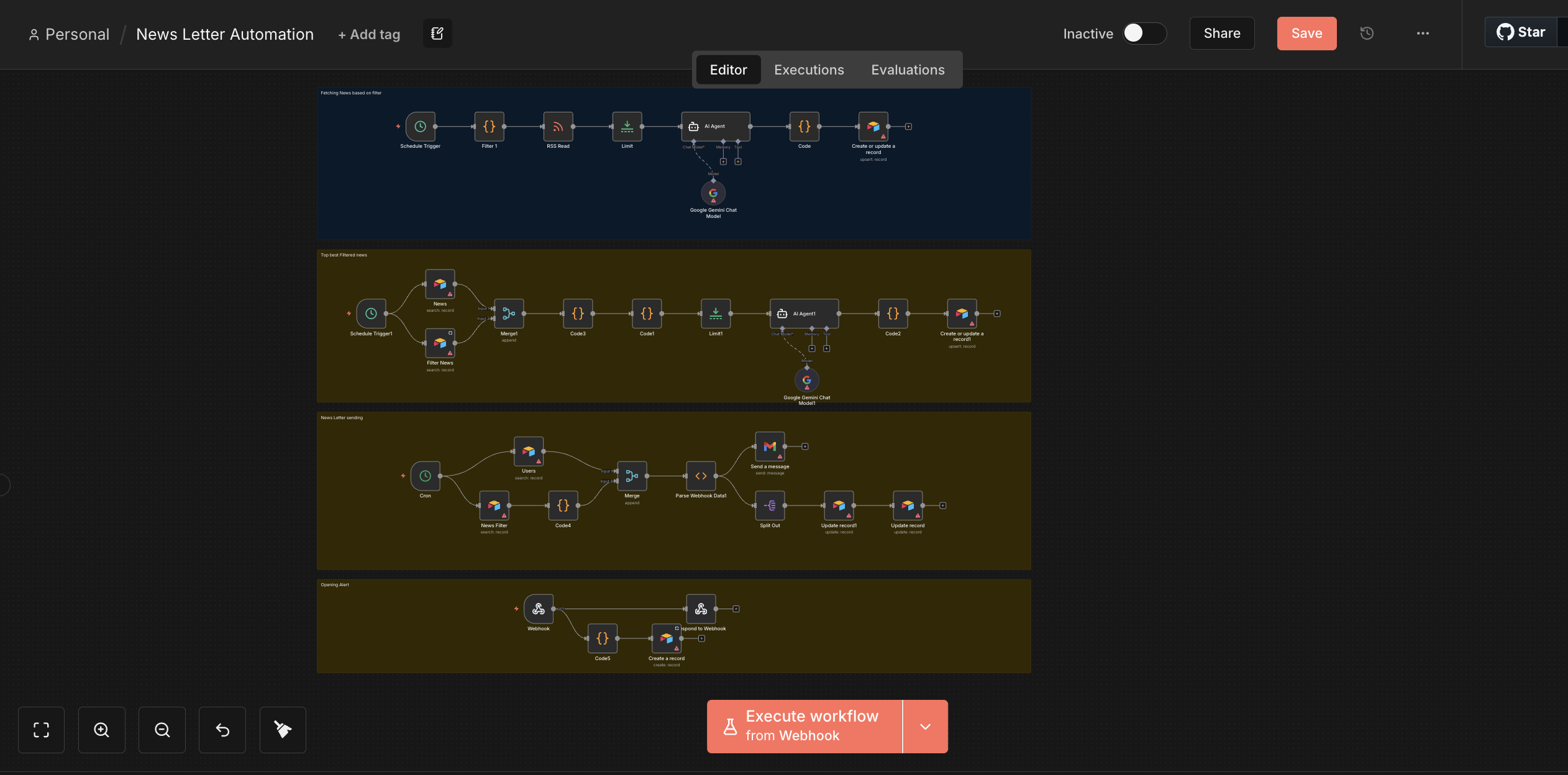 NewsAtlas AI – Agentic News & Research Aggregator project view 4