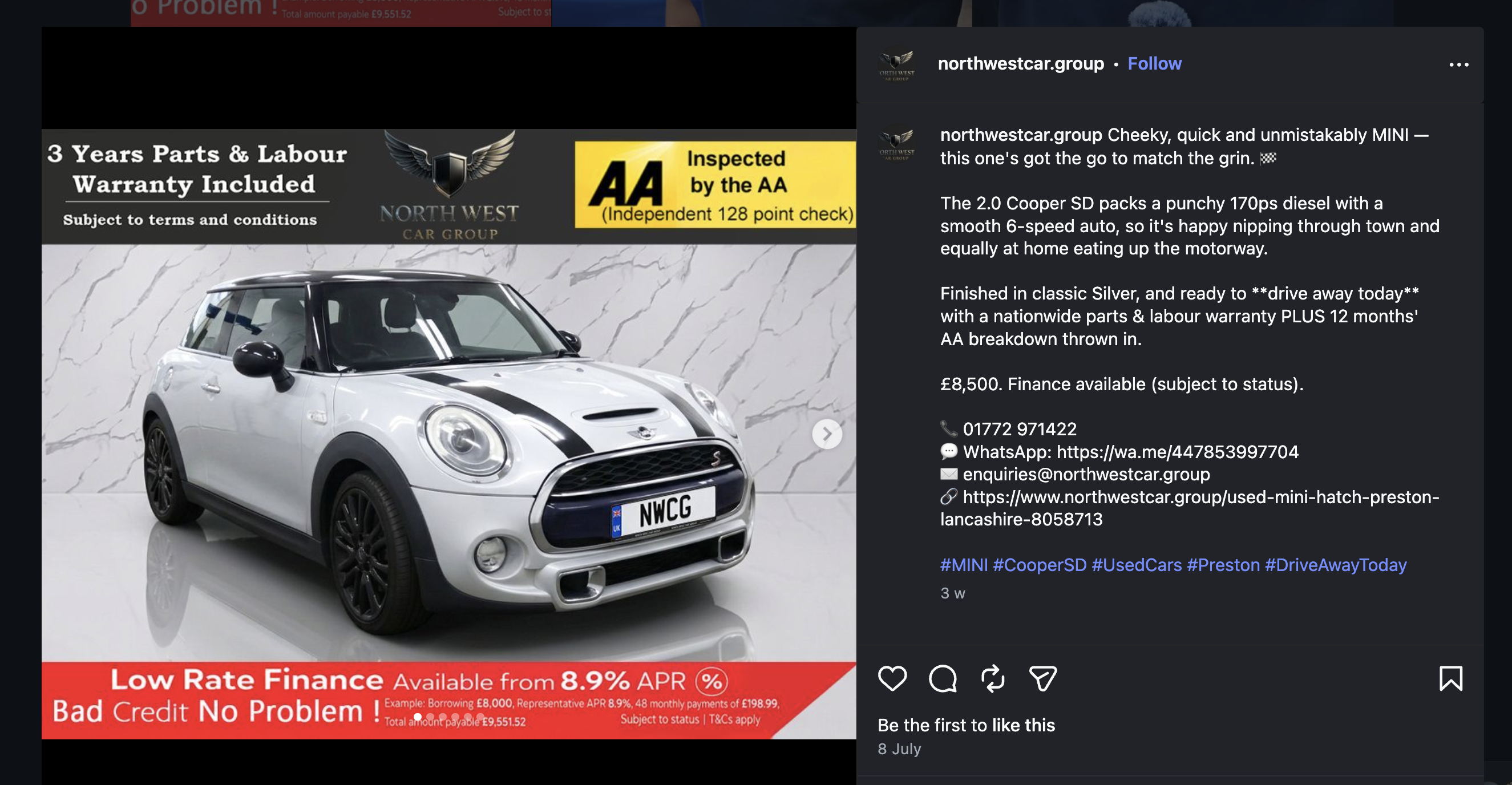 AutoDealer Content Engine – Social Media Automation interface preview