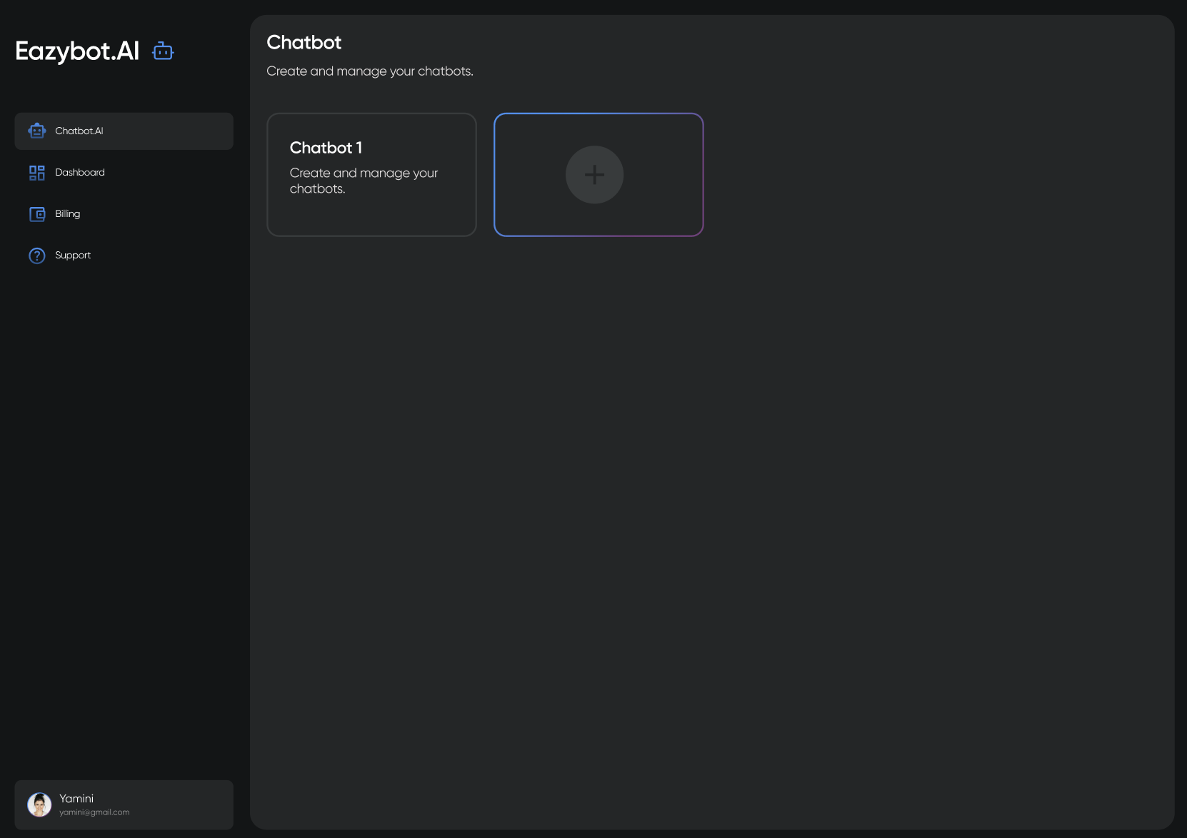 EazyBot.AI project view 4