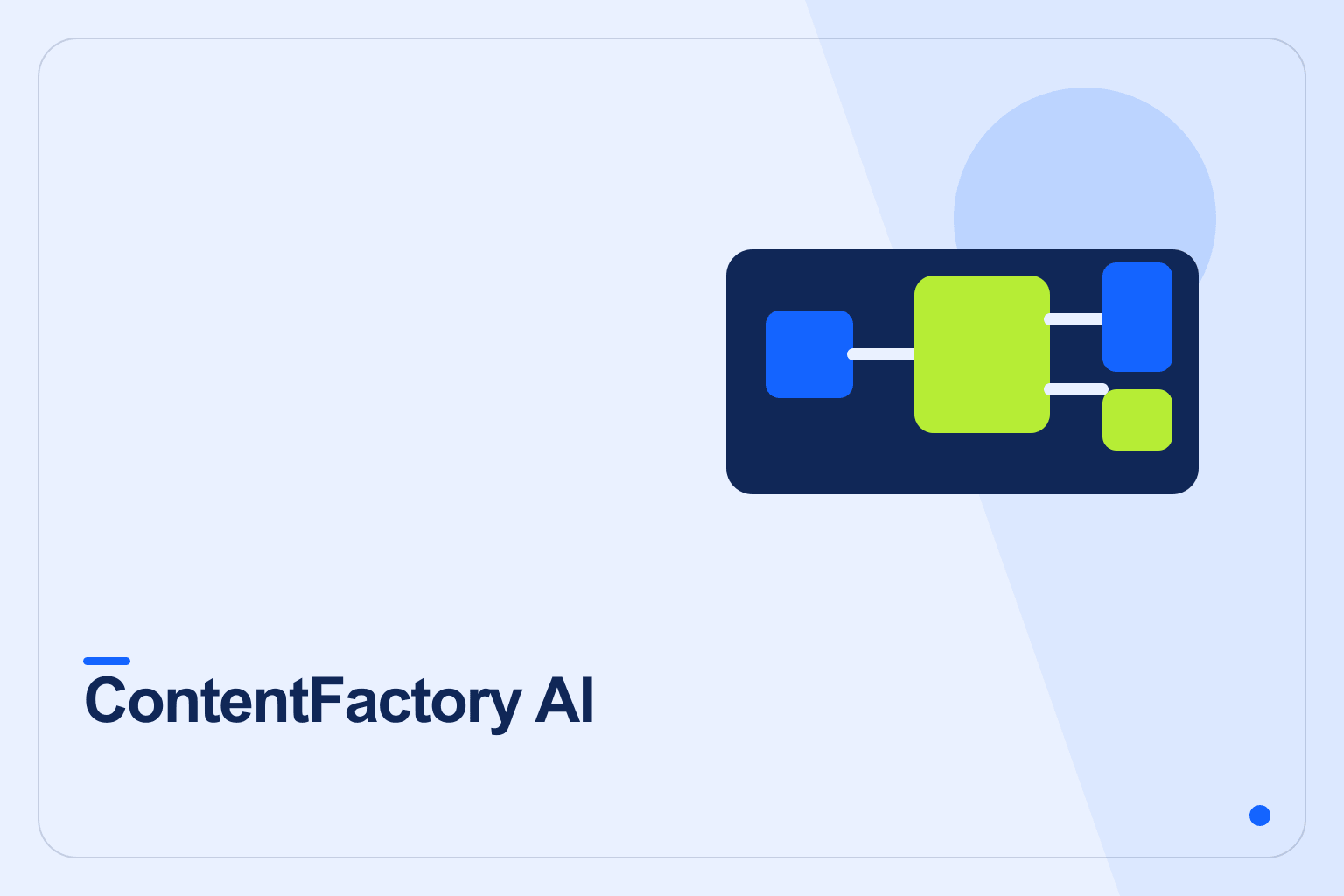 ContentFactory AI – Daily Creative Automation interface preview