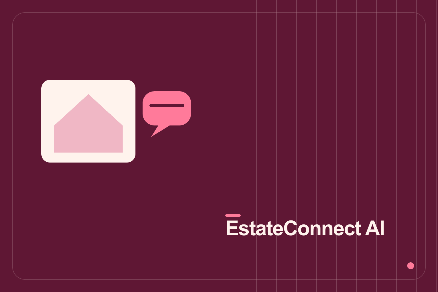 EstateConnect AI – Real Estate CRM & WhatsApp interface preview