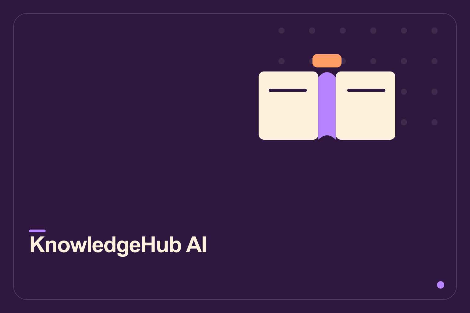 KnowledgeHub AI – Internal RAG Assistant interface preview