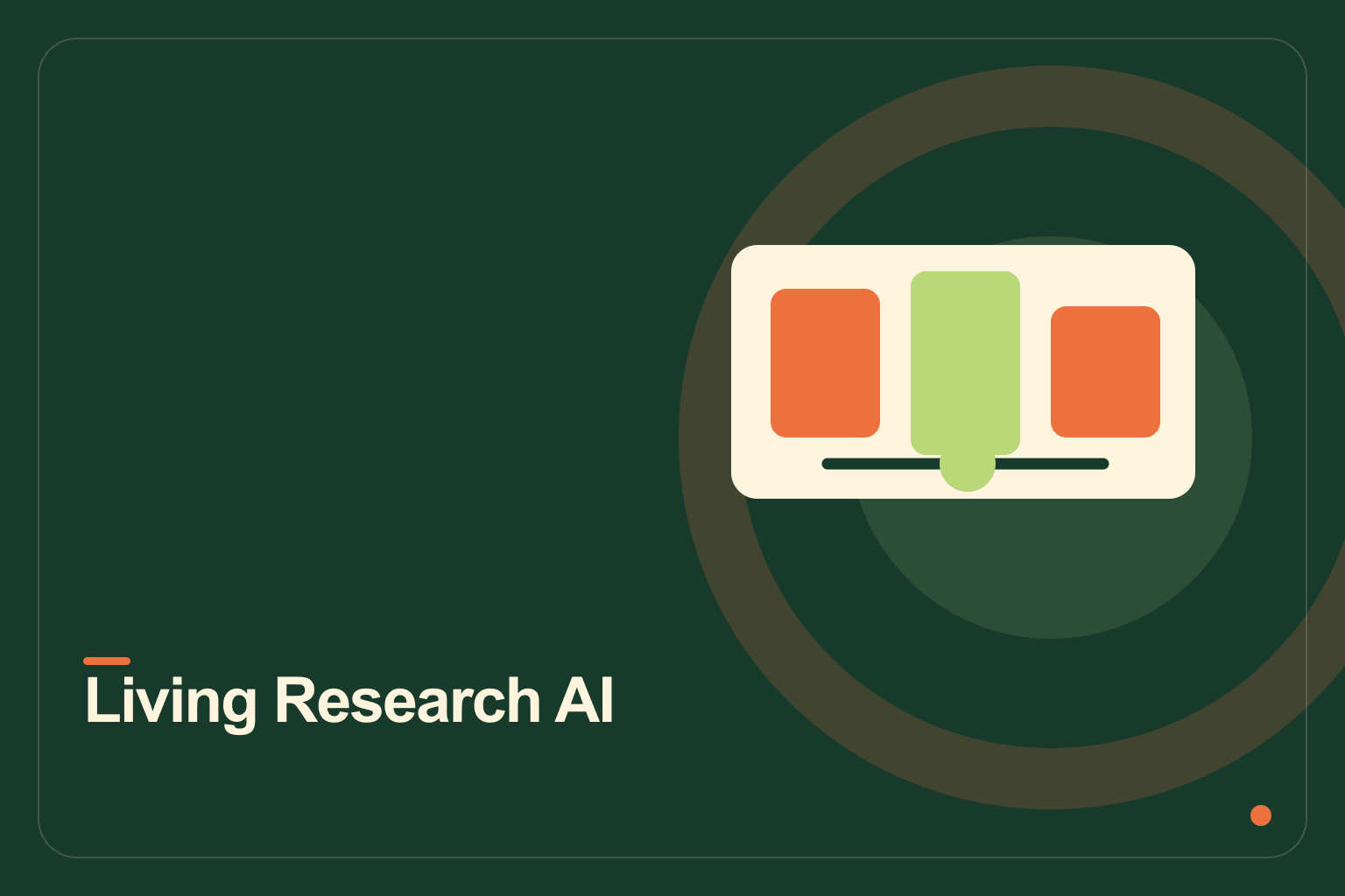 Living Research AI interface preview
