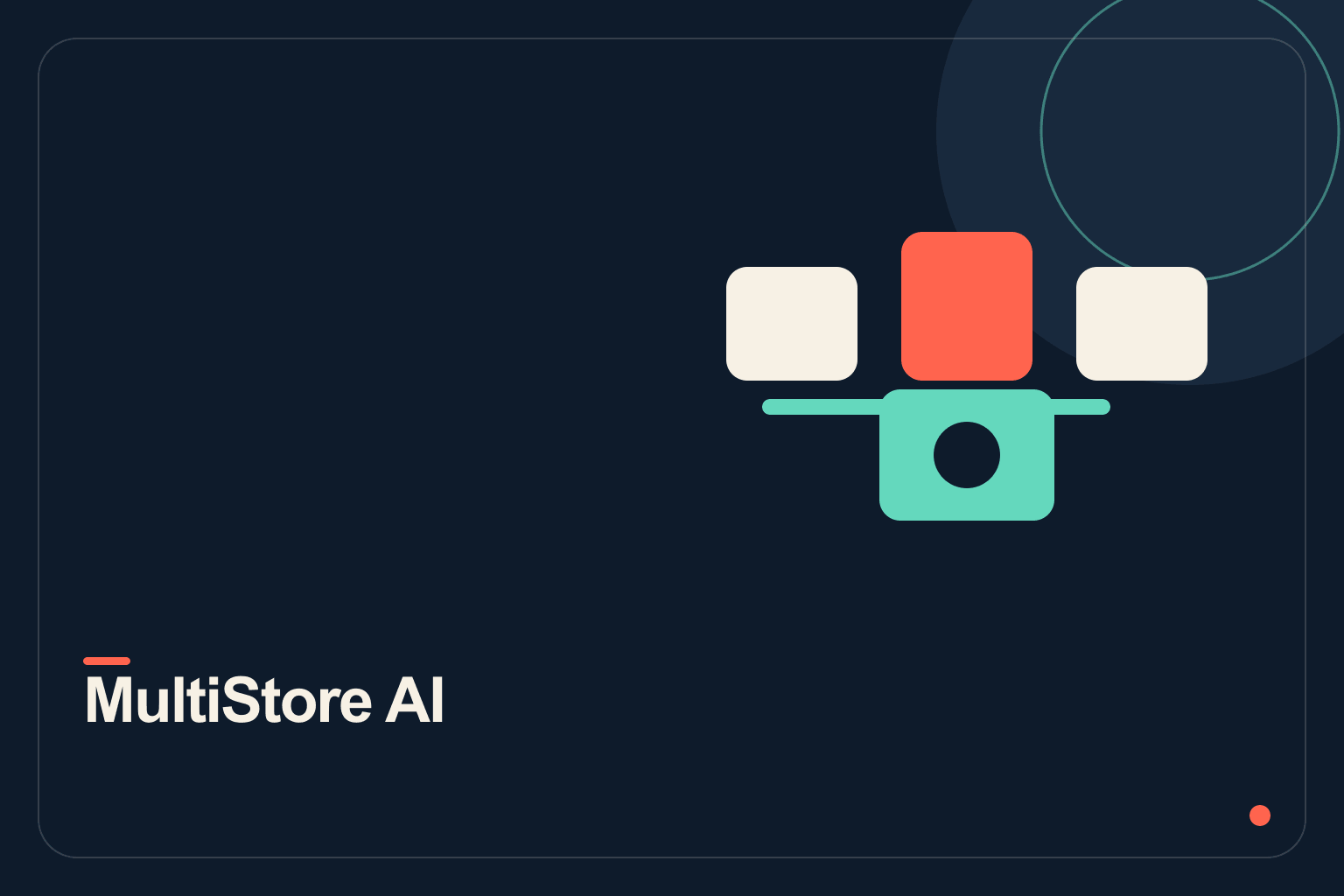 MultiStore AI – E-commerce Group Operations Layer interface preview