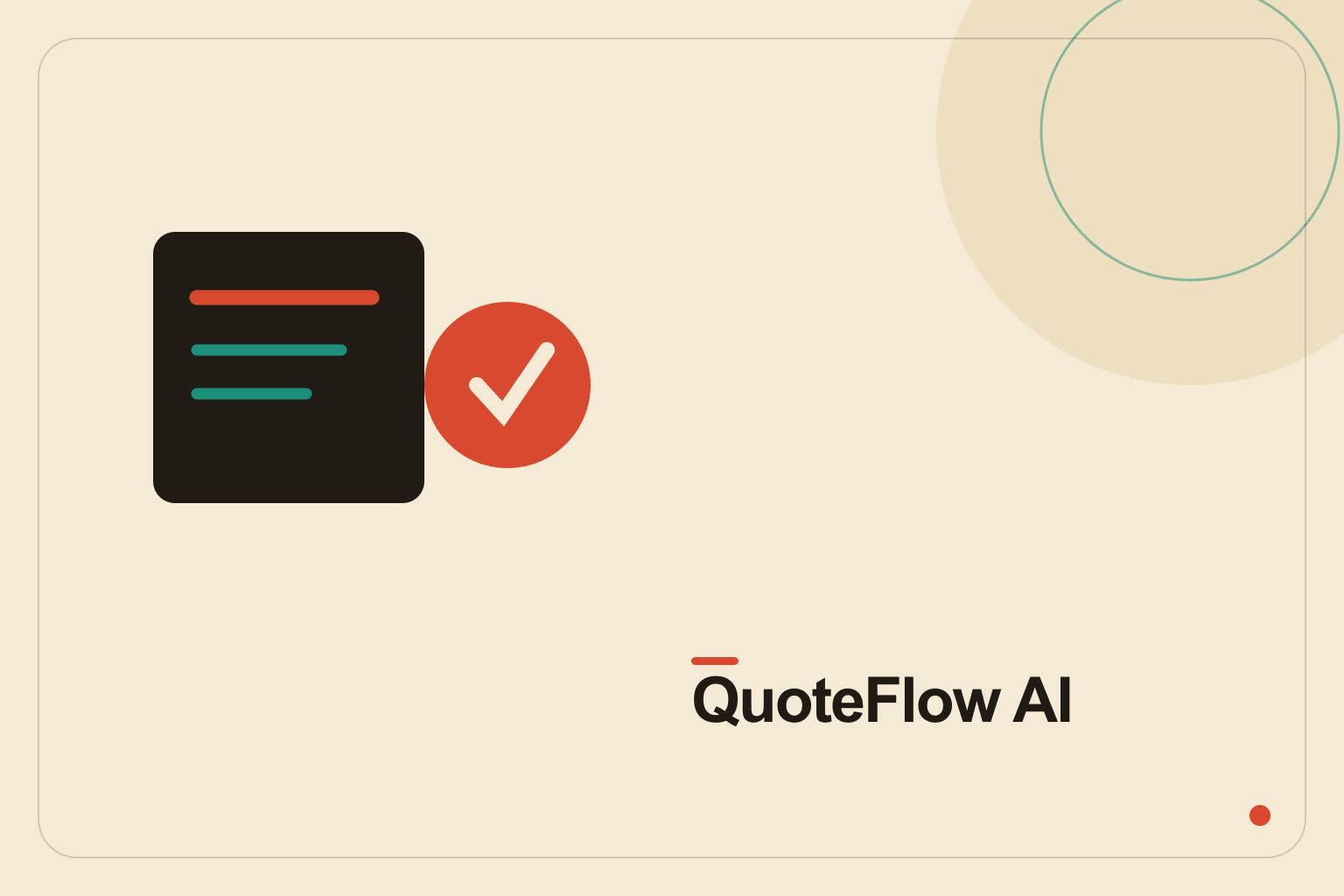 QuoteFlow AI – Website Quote Automation interface preview